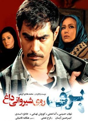 برف روی شیروانی داغ